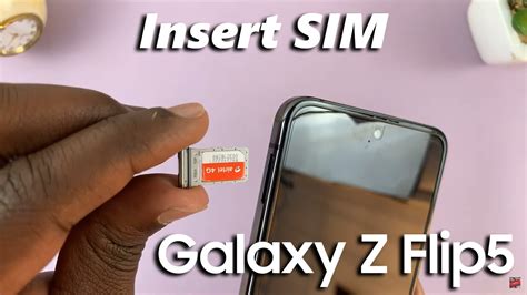 samsung z flip 5 sim card slot